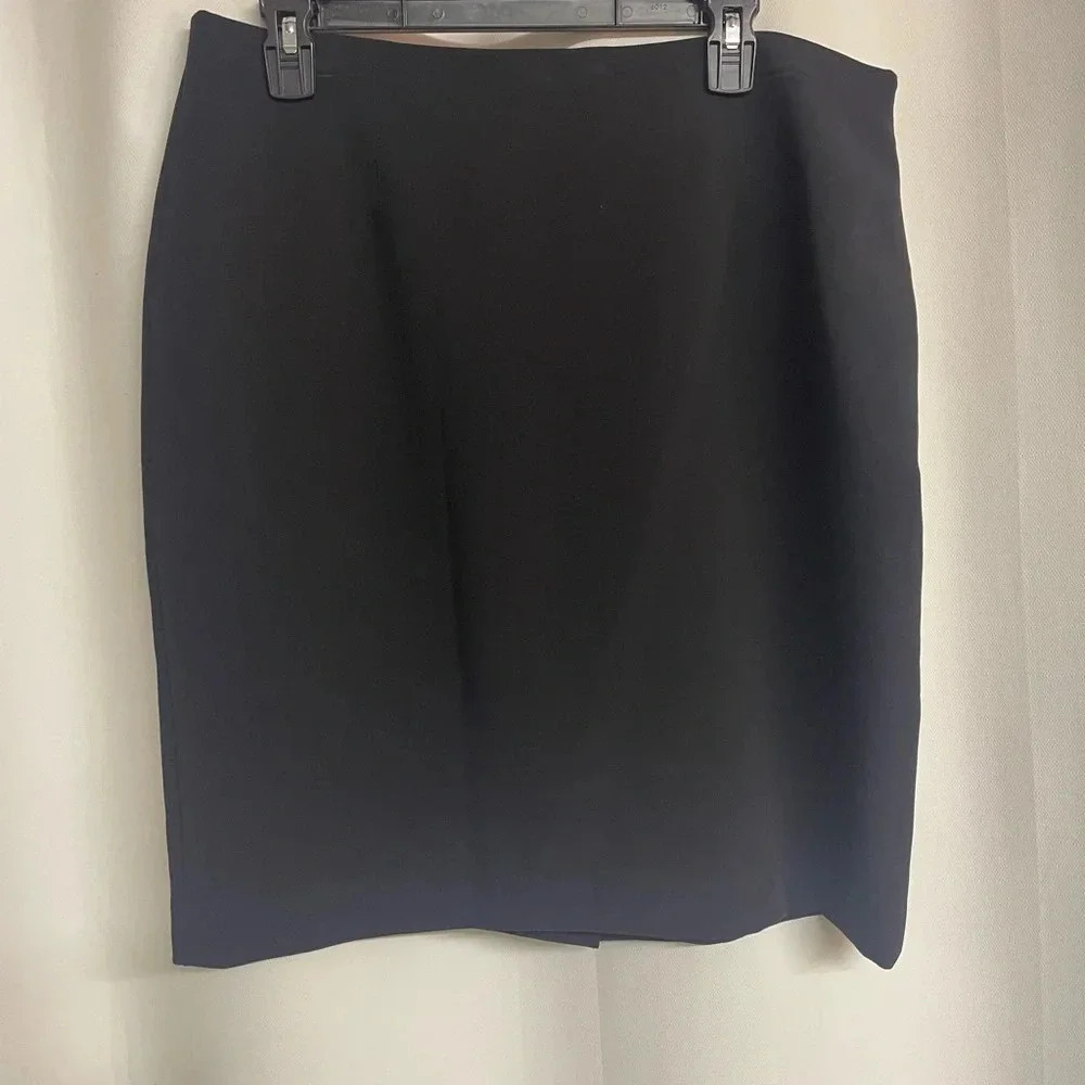 Charter Club black lined shirt size 14